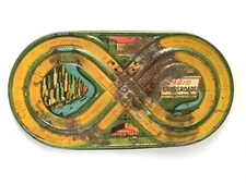 Vintage Tin Litho PART Automatic Toy Company Magic Crossroads Board Only