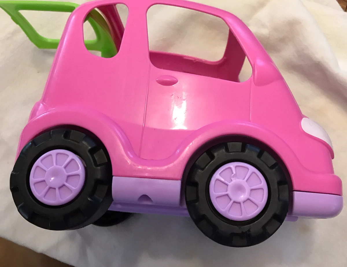 Fisher price little sales people pink car