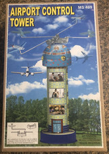 Schylling Airport Control Tower MS 469 Windup Tin with Original Box