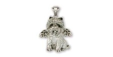 Westie Angel Pendant Jewelry Sterling Silver Handmade West Highland White Terrie