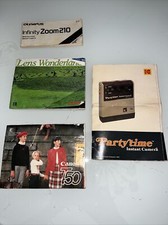 Lot of 4 : Vintage Camera/Photography Instruction Booklets