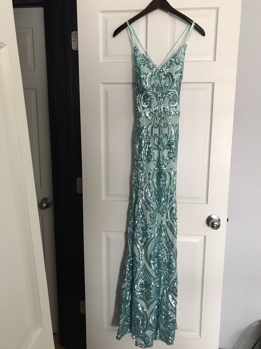 Windsor Mint Green Sequin Dress XS Extra Small | eBay