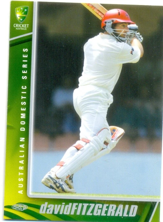 2003-2004 Australian Cricket Domestic series Card 46 David Fitzgerald - Image 1 of 1
