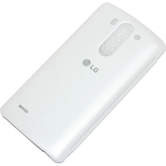 Lg Custodia Flip Cover Quick Circle Case Ccf-490g Originale G3 S White Bianco - Immagine 3 di 4