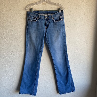 Lucky Brand Jeans Womens 8/29 Blue Sundown Bootcut Dungarees Denim Pants 31x31.5