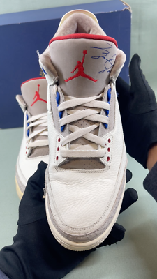 Air Jordan 3 Retro Size 12 136064-140 'International Flight