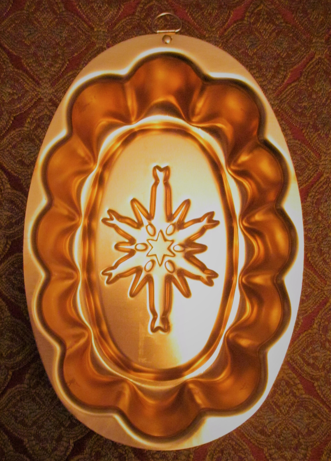 Set of 4 Seasons! Vintage MIRRO Copper tone Gelatin Cake Mold Wall