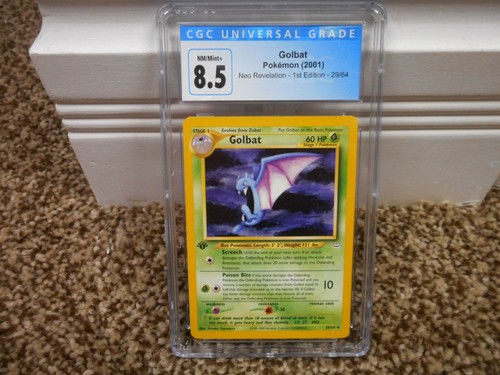 Golbat (1st Edition) graded CGC 8.5 for sale on eBay