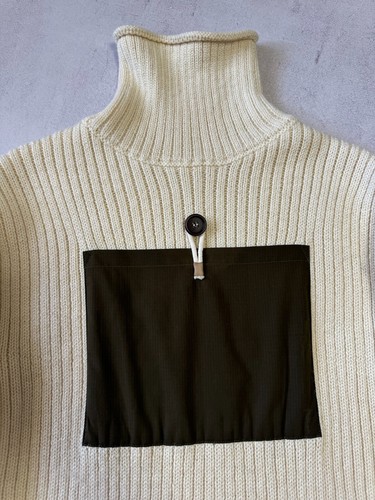 Amundsen Sweater Knit Norwegian Wool Beige Womens S Size Made in Italy Luxury - Picture 5 of 11