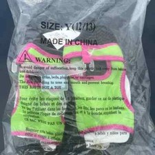 The Children's Place Adjustable summer beach sandals Unisex Youth Size 12-13 NEW