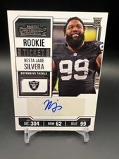 2023 Panini Contenders #305 Nesta Jade Silvera - Rookie Ticket Auto
