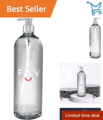 Water-Based Personal Lubricant - 33.5 Fl Oz, Toy Safe & Hypoallergenic