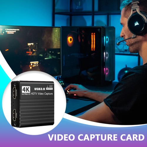 Capture Card For Streaming 1080P Video Capture Device 60FPS Adapter 4K Candid - Picture 5 of 12