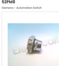 Siemens Oil Tight Push Button Operator Less Cap