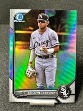 2022 Bowman Draft Chrome  ERICK HERNANDEZ   Refractor  #BDC-57  FREE SHIPPING