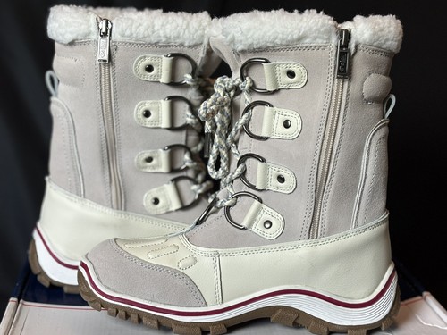 PAJAR Canada Women's Alina EU38 US7-7,5 Ice White Waterproof Snow Boots NEW - Picture 13 of 13