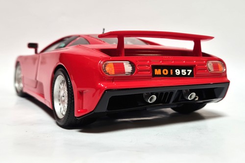 Usato! Bburago 12023R Bugatti EB110 1991 rosso scala 1:18 - quasi come nuovo - Foto 3 di 4