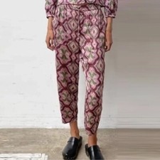 NWT-Zara Satin Viscose Elastic Waist Drawstring Pants - Size M