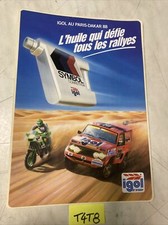 Olio Igol K-Way Parigi Dakar 1988 Grande Adesivo Sticker Etichetta 20x29cm