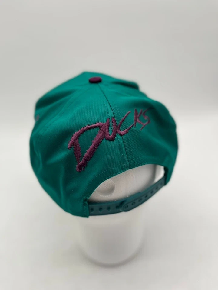 Gorra sombrero vintage años 90 NHL ighty Ducks verde/marrón talla única Foto 3 de 4