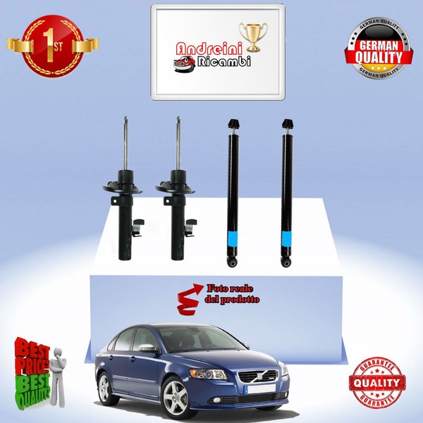 KIT 4 DÄMpfer Vorn + Hinten Volvo S40 II 1.6 74KW 101PS AB 2008 -> A114-image