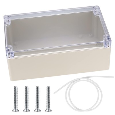 Hochwertige  Wasserfeste Junction Box in Transparenter Ausführung 20 x 12 cm