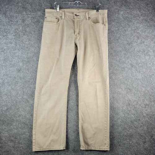 Levis 514 Jeans Mens 36X29 Green Denim 