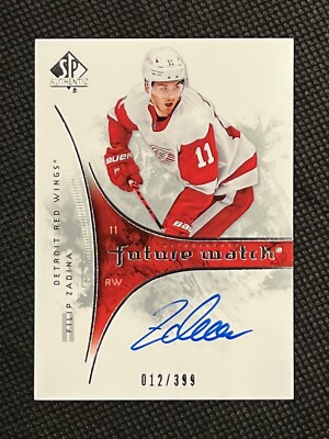 2019-20 Filip Zadina SP Authentic '09-10 Retro Future Watch Auto #RFWAFZ 12/399