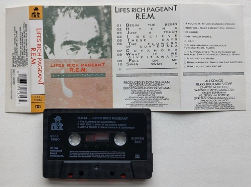 R.E.M. - LIFE'S RICH PAGEANT (I.R.S. IRLC19080) UK CASSETTE REISSUE INDIE ROCK - Picture 2 of 3
