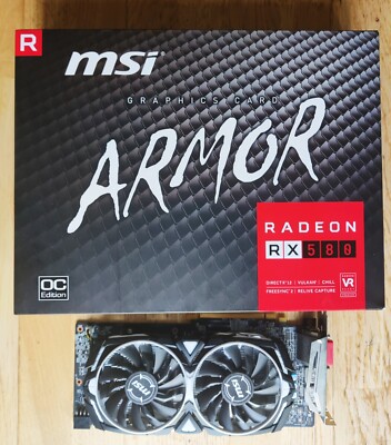MSI Radeon Armor RX 580 4GB GDDR5 Graphics Card