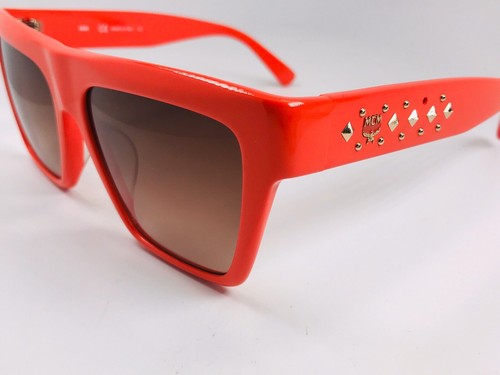 New MCM601SA 631 Coral Red Sunglasses 55mm with Case - 第 4/12 張圖片