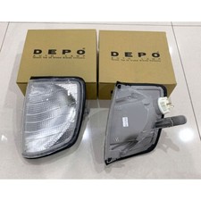 Pair DEPO Front Turn Signal Light Assembly Fits For Mercedes-Benz W124 1984-1997