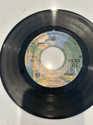 FOUR SEASONS WHO LOVES YOU + DISCO VERSION 45RPM 7'' RECORD