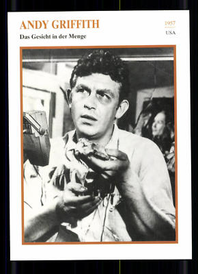 Andy Griffith STARPORTRAITKARTE - 80er Jahre TOP  + G 22828