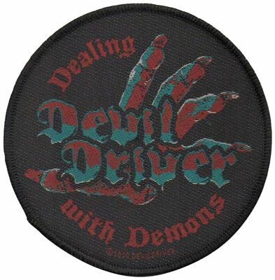 DevilDriver Dealing With Demons Aufnäher Patch gewebt woven  NEU & OFFICIAL!