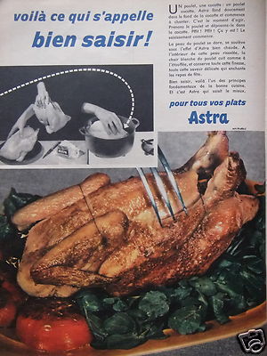 WERBUNG 1957 ASTRA SO HEISST ES GUT GREIFEN - ADVERTISING