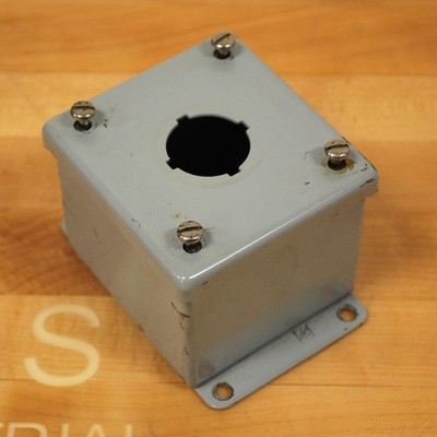 Hoffman E-1PB Pushbutton Enclosure, 3.5'' Height x 3.25'' Width x 2.75 Depth