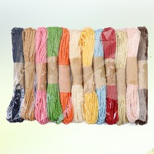 12 Roll Ribbons for Gift Wrapping Basket Craft Weaving Making Supplies