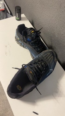 Nike Air Max Plus Herren Sneaker EU 44 Schwarz/Blau Low Top Schnürung