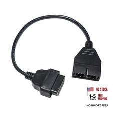 OBD1 Scanner, OBD1 to OBD2 Adapter, Car Code Reader, OBD1 12 Pin to OBD2 1PC