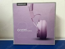 Urbanears Plattan 2 Wired On-Ear Headphones, 3.5mm Mic, Amethyst Purple - NEW