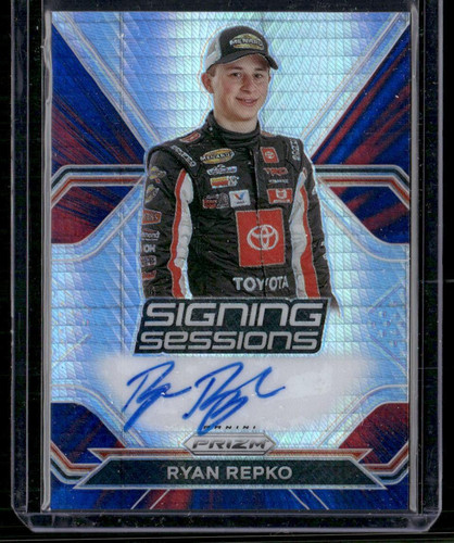 2021 Panini Prizm #S-RR Ryan Repko Hyper Prizm Red Blue AUTO #/50 - Picture 1 of 2