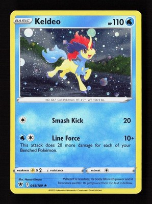 Keldeo 045/189 Holo Holo Rare Miscellaneous Cards & Products Pokemon Near Mint