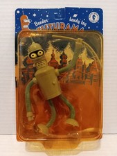 DARK HORSE COMICS FUTURAMA BENDER BENDY TOY ACTION FIGURE - MINT SEALED - 2000