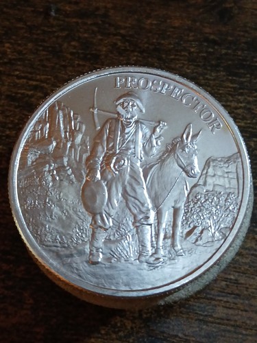 1 oz 999 2016 argento tondo The Prospector di Provident Metals 🇺🇲
