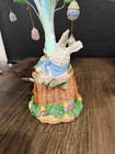 VTG Easter Bunny Fiber Optics Color Changing Tree Basket 18" Free USPS Ship... — photo 6