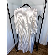 Reformation Halia Midi Dress in August Stripe size 4