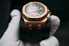 Audemars Piguet Royal Oak Offshore HALF BRICK GOLD BLACK DIAL RARE 42mm 26470OR 5