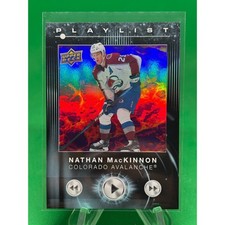 2024-25 Upper Deck Series 2 Playlist #PL-1 Nathan MacKinnon Colorado Avalanche