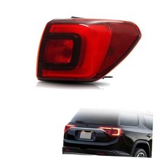Tail Lights Compatible with 2017 2018 2019 GMC Black-Right Passenger Side